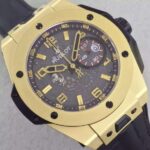 Replica Hublot Big Bang Ferrari Limited Edition YG Black Dial Black Rubber Strap A7753 - Image 3