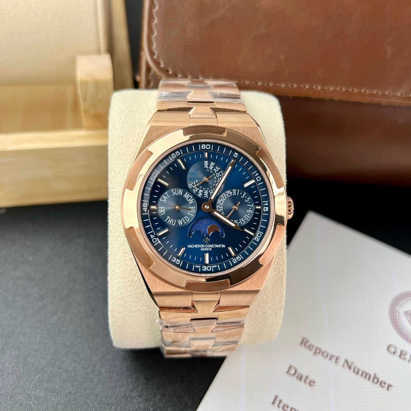 A75ED45A-0DD1-2DA9-48B7-C1A55FB97374.jpg Vacheron Constantin Best Replica Watch Overseas 5500V Dial Blue 42.5mm - Image 1