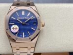 Audemars Piguet Replica AP Watch Royal Oak Selfwinding ??50th Anniversary?? 41mm Rose Gold Blue Dial 15510OR.OO.1320OR.01-APS(1:1 replica) - Image 8