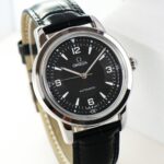 Omega Seamaster Mechanical Watch 40mm Italian imported calfskin black leather(1:1 replica) - Image 6