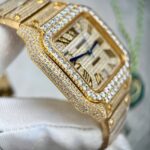 Cartier Santos Replica 1:1 Watch With Stone BV Factory 39.8mm - Image 3
