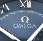 Replica Omega OMF De Ville Chronograph 42mm Blue Dial SS Bracelet A9300 - Image 4
