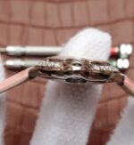 Replica Cartier Ballon Bleu 28mm SS Diamonds Bezel White Dial Ronda Quartz - Image 4