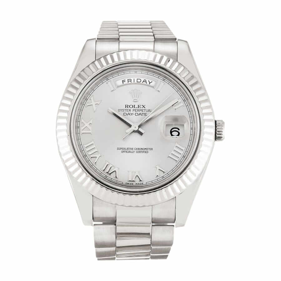 A947DAAC-AF8F-CCA9-0820-9ED42FF28631.jpg Rolex Day-Date 218239-0041 V6 White Roman Dial Replica - Image 1