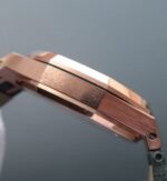 Replica Audemars Piguet JF Royal Oak 37mm 15452 RG Full Paved Diamonds Leather Strap A3120 - Image 4