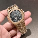 Patek Philippe Nautilus 5712 Replica Watch Black Dial GR Factory 40mm - Image 4