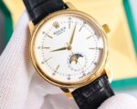 Rolex?? Cellini Moonphase-40mm-Leather(1:1 replica) - Image 2
