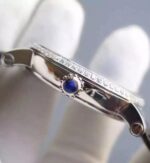 Replica Cartier Rotonde De Cartier Tourbillon SS Diamonds Bezel - Image 6