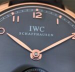 Replica IWC ZF Portuguese IW545406 RG Brown Dial Leather Strap A6498 - Image 5