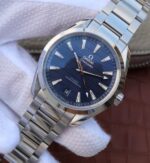 Replica Omega XF Seamaster Aqua Terra Master Blue Textured Dial SS Bracelet A8900 - Image 2