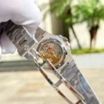 Patek Philippe Nautilus 5711 Clone Watches Green Dial Metal Wire Custom BBF Factory 40mm - Image 11