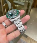 ROLEX Submariner Series Green Water Ghost Date Display Men’s Automatic Mechanical Watch Green Dial 40mm Steel Strap 116610LV-0002(1:1 replica) - Image 4