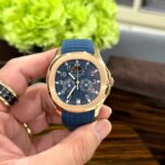 Patek Philippe Aquanaut 5261R Replica Watches Best Quality Blue Dial Rubber Strap 40mm - Image 3
