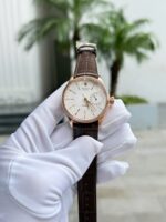 Rolex Cellini 50515 White Dial Replica Watches 18K Gold Wapped Custom 39mm - Image 2