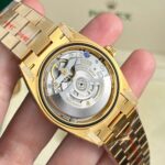 Rolex Day-Date 228238 Replica Watch Yellow Dial President Strap AR Factory 40mm - Image 12