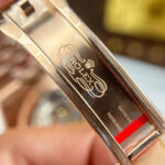Rolex Land-Dweller 127235 Rose Gold Honeycomb Motif Dial Luxury Fake Watches 40mm - Image 14