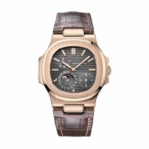 AADC5E7C-DF76-6E5F-588E-A6EDB2A25700.jpg Patek Philippe Nautilus Gold Leather Replica - Image 1