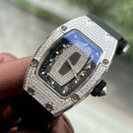 Richard Mille Replica 11 Watch RM007 Women s with Stone Rubber Strap 36mm - Image 4