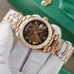 Rolex Day-Date 128235 Replica Watch Dial Chocolate Weight 158gram QF Factory 36mm - Image 3