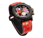 ROLEX Diw Daytona motley red 40mm oyster black(1:1 replica) - Image 3