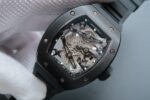 Replica Richard Mille RM038 PVD Black Inner Bezel Skeleton Dial Black Rubber Strap Jap Quartz - Image 2
