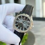 Patek Philippe Aquanaut 5167 Knock Off Watches Gray Dial Rubber Strap Custom BBF Factory 40mm - Image 2
