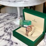 Rolex Daytona Rainbow Replica Watch Gold Wrapped + Ruby + Moissanite Diamonds 40mm - Image 3