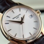 Patek Philippe Replica Watches Calatrava 5227R Leather Strap 3K Factory 39mm - Image 4
