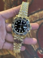 Rolex Replica 1:1 Watch GMT-Master II 126718GRNR Gold Plated Factory Clean 40mm - Image 3