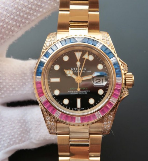 ADF1599B-458A-FC7D-D66D-E20290F1033F.jpg Replica Rolex GMT-Master II BP 116758 Blue/Red Crystal Bezel A2836 - Image 1