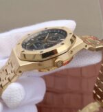 Replica Audemars Piguet JF Royal Oak 41mm 26574 YG Black Textured Dial A5134 - Image 8