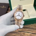 Rolex Replica 1:1 Watch Day-Date Rose Gold White Dial EW Factory 40mm - Image 3