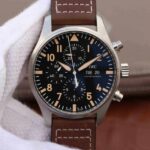 Replica IWC ZF Pilot Chrono AUS Special Edition Leather Strap A7750