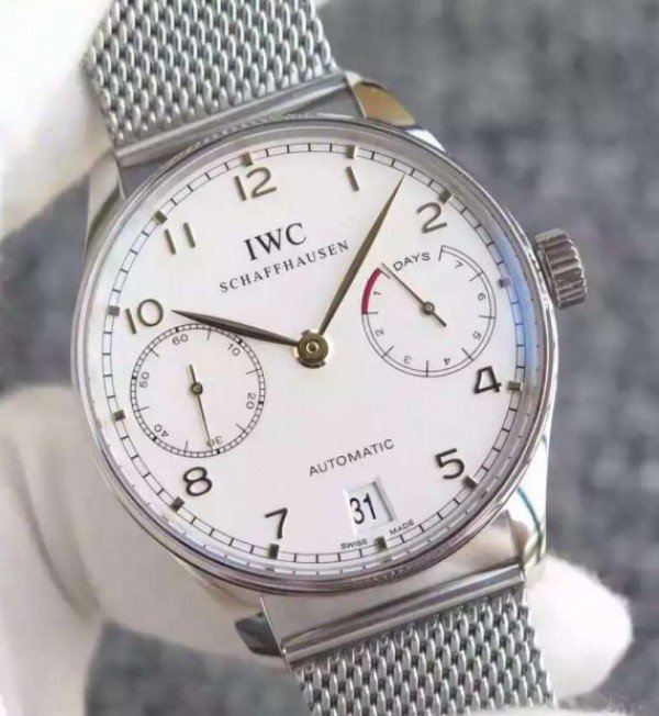 AFB8FF29-4596-83F2-583B-F784BCAD4FC3.jpg Replica IWC YL Portuguese IW5001 White Dial RG Markers - Image 1