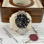 Omega Replica 1:1 Watch Seamaster Black Wave Pattern Demi Factory VS 42mm