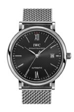 IWC Portofino Black Dial Stainless Steel 40mm Men’s Watch IW356506(1:1 replica)