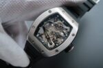 Replica Richard Mille RM038 SS Black Inner Bezel Skeleton Dial Black Rubber Strap Jap Quartz - Image 2
