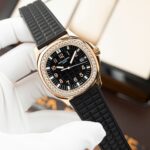 Patek Philippe Best Replicas Aquanaut 5067 Customized Moissanite Diamonds PPF Factory 35.6mm