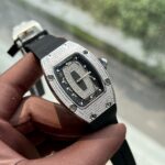 Richard Mille Replica 11 Watch RM007 Women s with Stone Rubber Strap 36mm - Image 2
