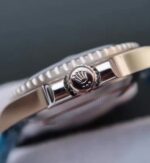 Replica Rolex Submariner 116619 LB Blue Ceramic Noob V7 Leather Strap A3135 - Image 3
