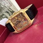 Cartier Replica Watch Santos WHSA0031 Quartz Leather Strap 31x43mm - Image 2