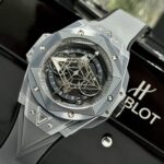 Hublot Replica 1:1 Watch Big Bang Sang Bleu ll Ceramic Gray Factory BBF 45mm - Image 3