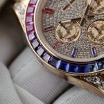 Rolex Replica 1:1 Watch Daytona Rainbow Full CZ Stone High Quality 40mm - Image 6