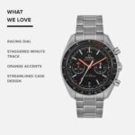Speedmaster Racing Co-Axial Master Chronometer Chronograph 44.25mm Black Dial With Orange Accents On Bracelet(1:1 replica) - Image 4