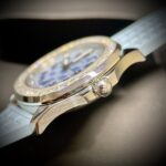 Patek Philippe Aquanaut 5072R Replica Watch Blue Rubber Strap PPF 35.6mm - Image 4