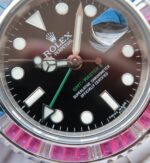 Replica Rolex GMT-Master II 116759 Black Dial Blue/White Bezel S2836 - Image 2