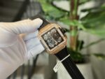 Hublot Best Replica Watch Square Bang King Gold Custom Moissanite Diamonds BBF 42mm - Image 3
