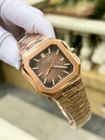 Patek Philippe Cubitus 5821 Rose Gold Replica Watch Dial Square Chocolate 45mm - Image 4