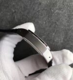 Replica Cartier Santos 100 33mm SS White Dial Black Leather Strap SEIKO NH05A - Image 4