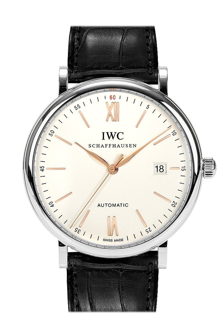 B4E69609-F2D5-226E-4562-1553BE65F288.jpg IWC Portofino Automatic Silver-plated Dial Men’s Watch IW356517(1:1 replica) - Image 1